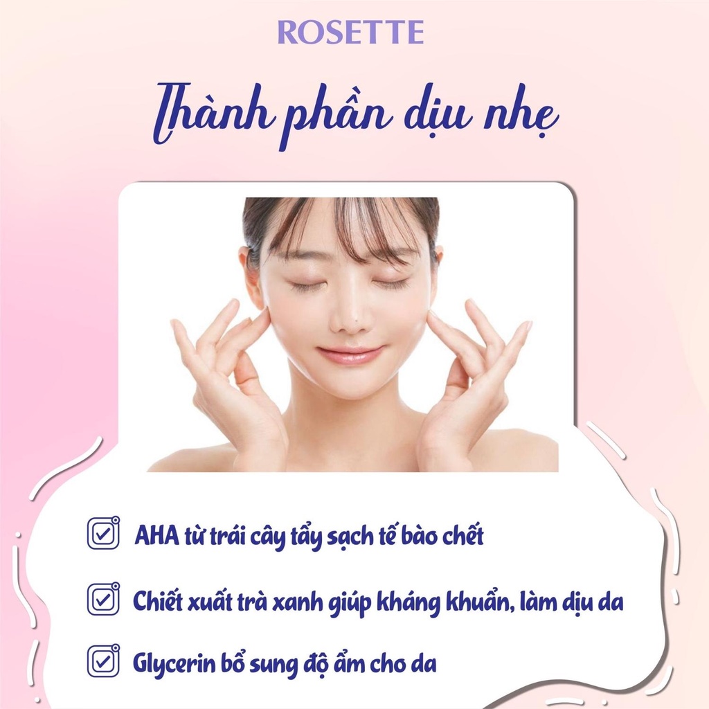 Tẩy Da Chết Rosette - Gel Tẩy Tế Bào Chết Mặt Peeling Nhật Bản 120gr