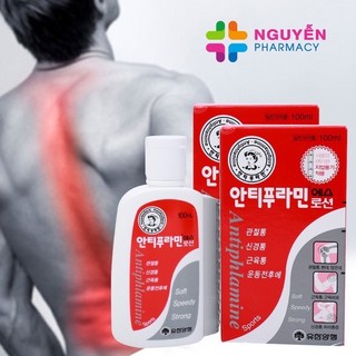 Dầu nóng xoa bóp hàn quốc chính hãng xoa bóp massage màu đỏ antiphlamine 100ml