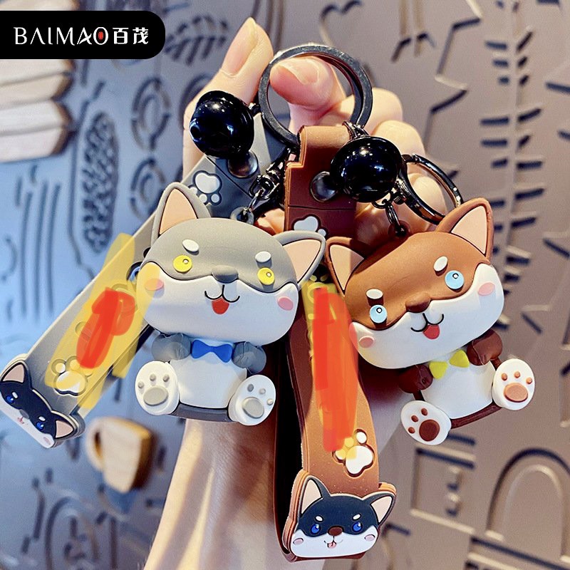 Móc khóa anime,Móc khóa cún con đáng yêu độc đáo phong cách Hàn Quốc