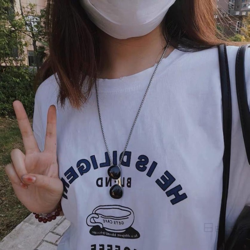 Vòng cổ Mặt Kính Mát Không Phai Phong Cách Punk Cá Tính