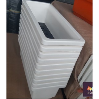  Chậu Trồng Rau Thông Minh Trồng Hoa Trồng Cây Bằng Nhựa Hình Chữ Nhật Size 48x20x16cm Tiện Lợi 