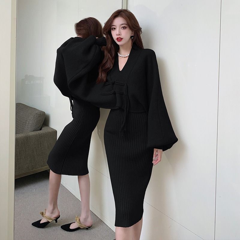 Đầm Dệt Kim Dáng Ôm In Hoa Phong Cách Hàn Quốc Thời Trang Sang Trọng Tw