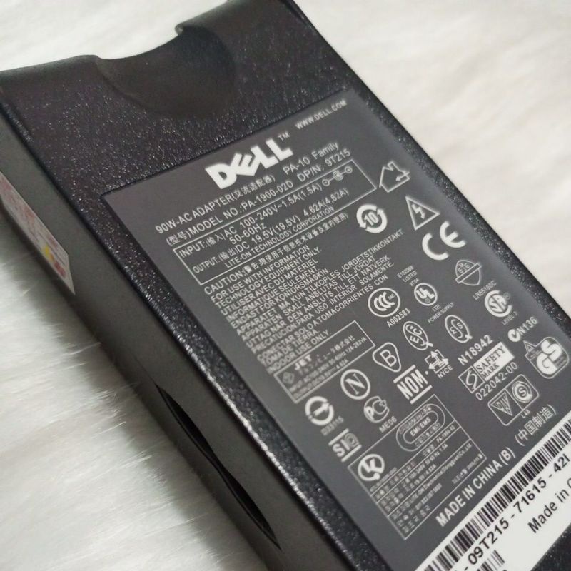 Sạc laptop Dell Zin Theo Máy 19.5V 4.62A 90W bầu - Hàng Bóc Máy chất lượng cao. Bảo hành 1 đổi 1