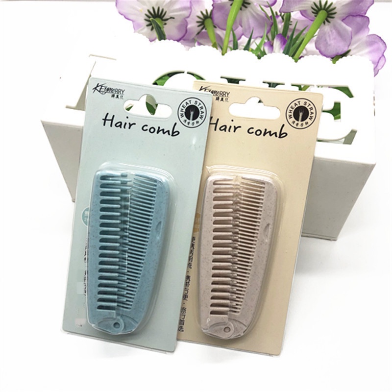 Lược Chải Tóc Lúa Mạch Gấp Gọn, Lược Chải Tóc Bỏ Túi Tiện Lợi