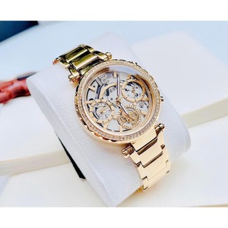 Đồng hồ nữ guess gold tone case gold tone gw0403l2