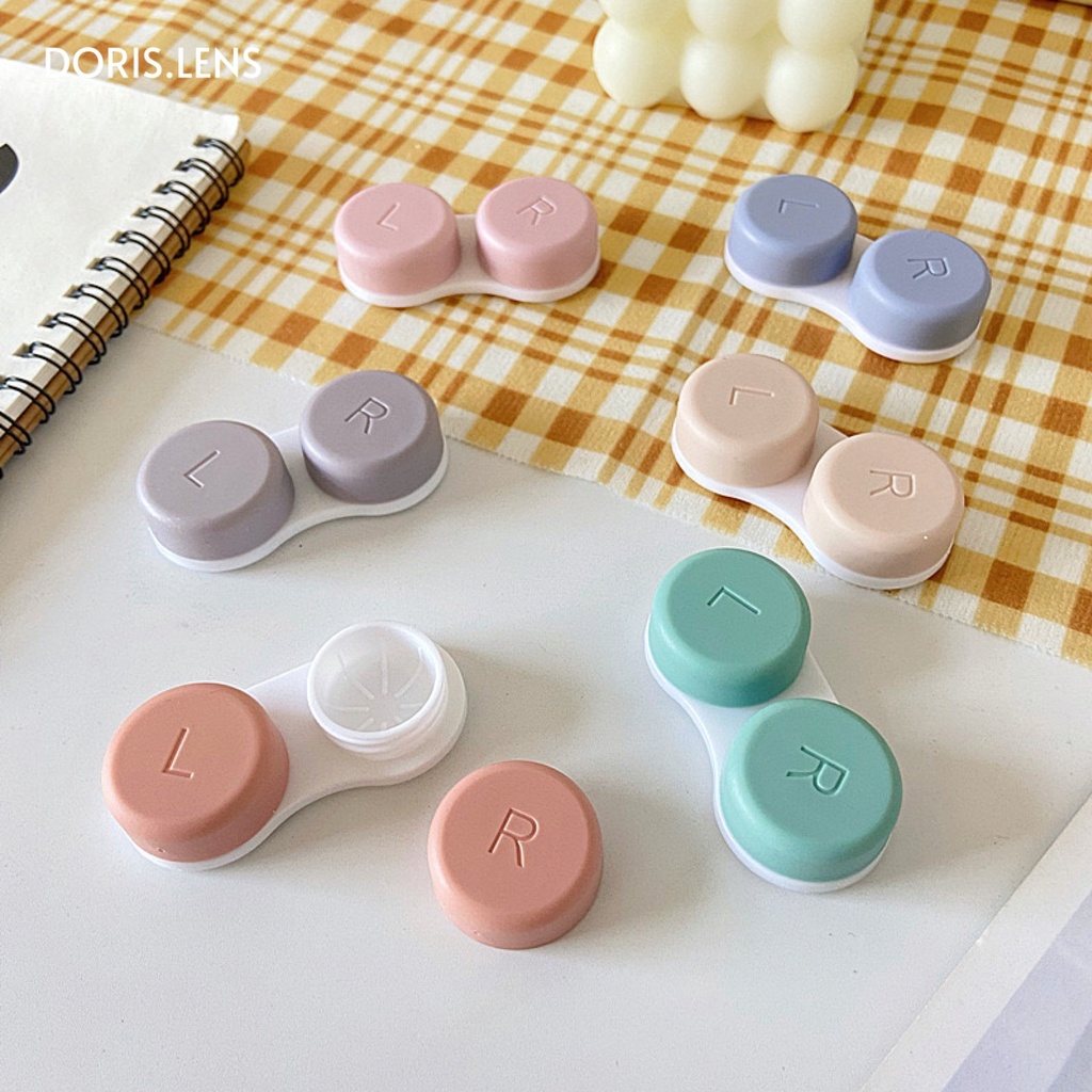 Khay Gương Đựng Lens Và Dụng Cụ Đeo Lens Pastel MINI DORIS.LENS