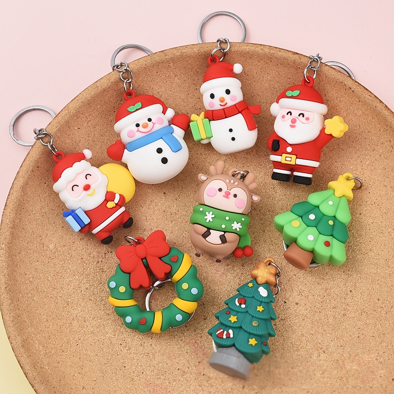 Móc khóa treo balo Noel Giáng sinh ẤM ÁP Mẫu mới 2023