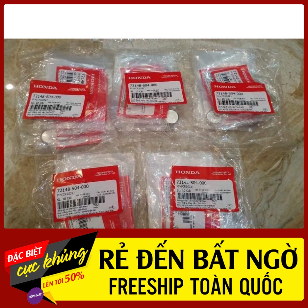 Pin Chìa Khoá Điều Khiển Smartkey Honda CR2032 Remote SH, VISION, AIRBLADE, LEAD... Smartkey chính hiệu Honda