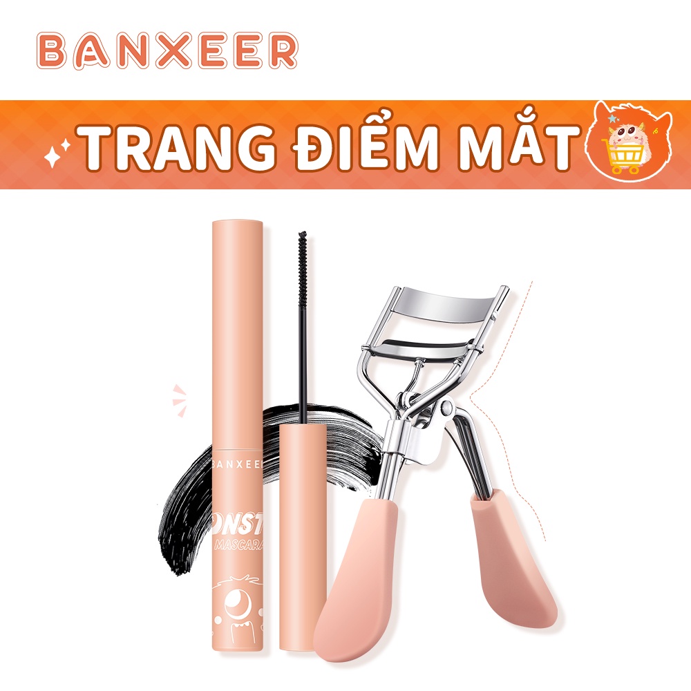 Mascara BANXEER Chống Thấm Nước Không Nhòe Chuốt Dài Và Cong Mi Tự Nhiên 21g