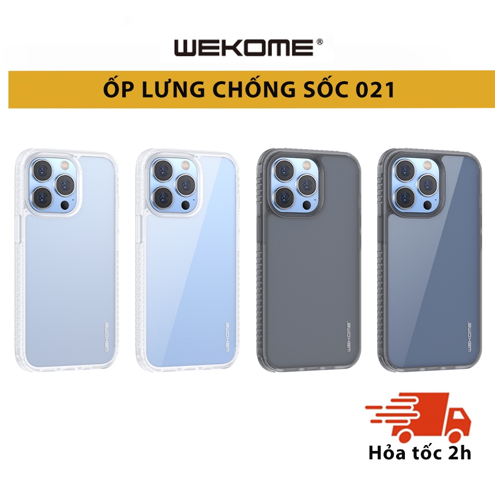 Ốp Lưng chống sốc X Xs Max 11 12 13 14 Pro Max Chính Hãng WEKOME Chống Sốc, Chống Ố Vàng 021