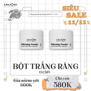 Bột Tẩy Trắng Răng Whitening Powder Lalihui Thơm Miệng, Khử Mùi Hôi