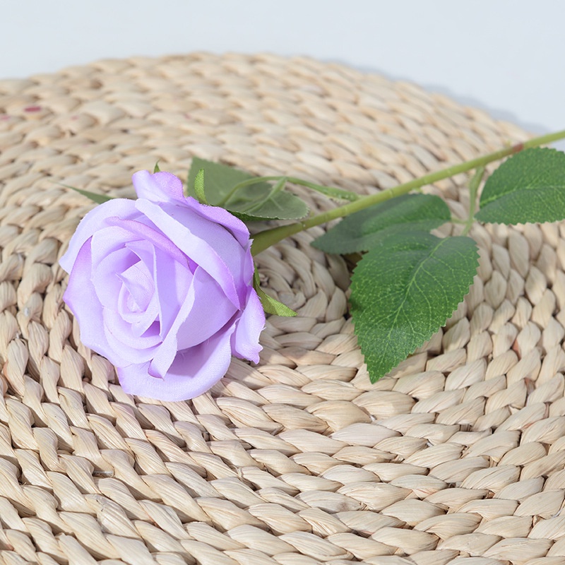 Hoa giả hoa hồng giả bằng lụa 1 bông hoa  trang trí nhà cửa quán cafe, decor phòng phụ kiện chụp ảnh siêu đẹp Erica Shop