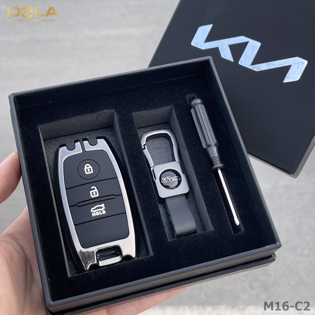 Vỏ ốp khoá xe hơi - Bọc chìa khóa ô tô Kia Seltos, Rio, Sportage, Sorento 3~5 nút