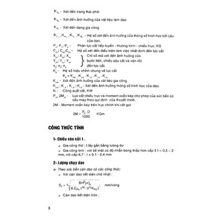 Sách - Chế Độ Cắt Gia Công Cơ Khí