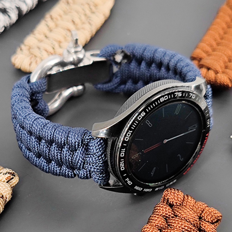 Dây Đeo Nylon 20mm 22mm Cho Đồng Hồ Thông Minh samsung galaxy Watch 3 s3 Active 2 Huawei Watch GT2 / 2