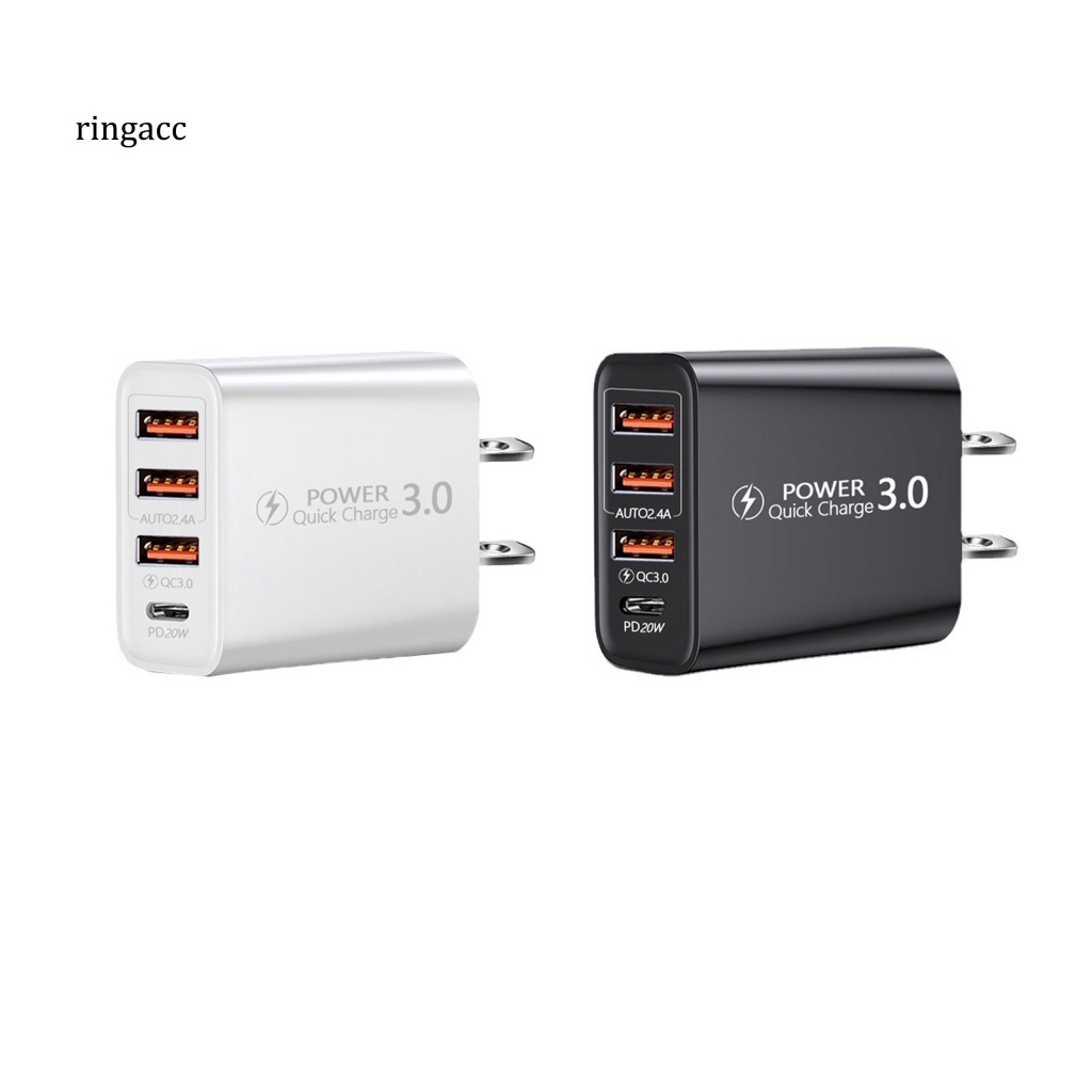 Rga Củ Sạc Nhanh 3 Cổng USB Type-C Hiệu Quả Cao Dùng Ngoài Trời