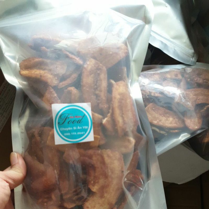 1Kg Chuối Sấy Giòn Đường Mè Loại 1 Ngon Ăn Vặt Văn Phòng
