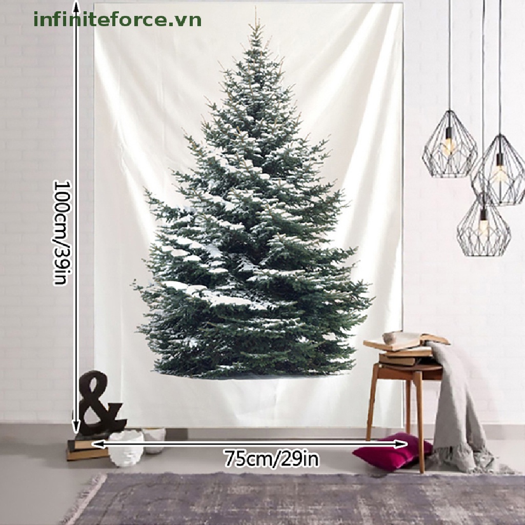 Thảm Treo Tường Trang Trí Chủ Đề Giáng Sinh 100 * 75CM