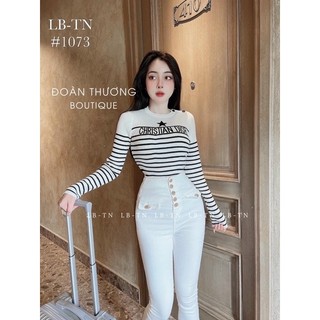 Quần skin co giãn cạp cao