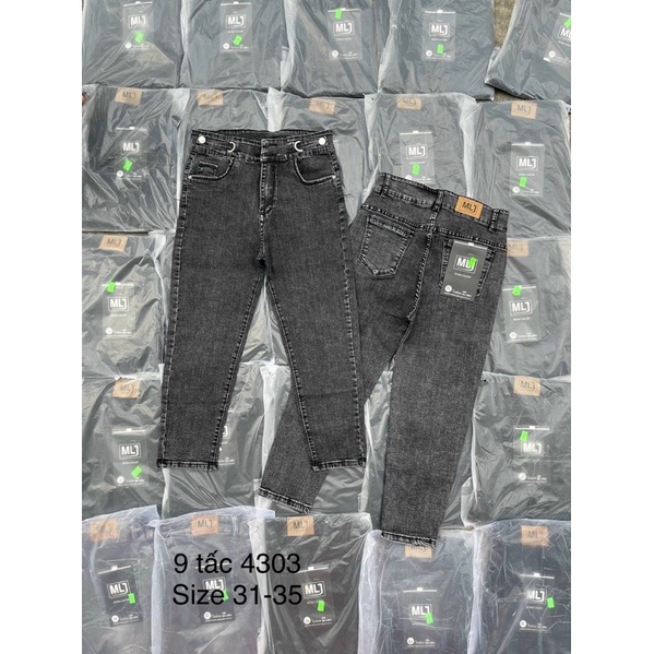 BEST SELLER-Quần jeans 9tấc co dãn mạnh