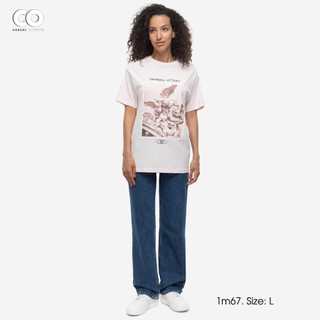 [CHÍNH HÃNG] Áo thun, áo tee unisex form oversize statue graphic