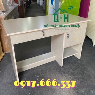 Bàn làm việc văn phòng ván okal 1m2x75x60cm làm việc tại nhà có 3 ngăn kéo