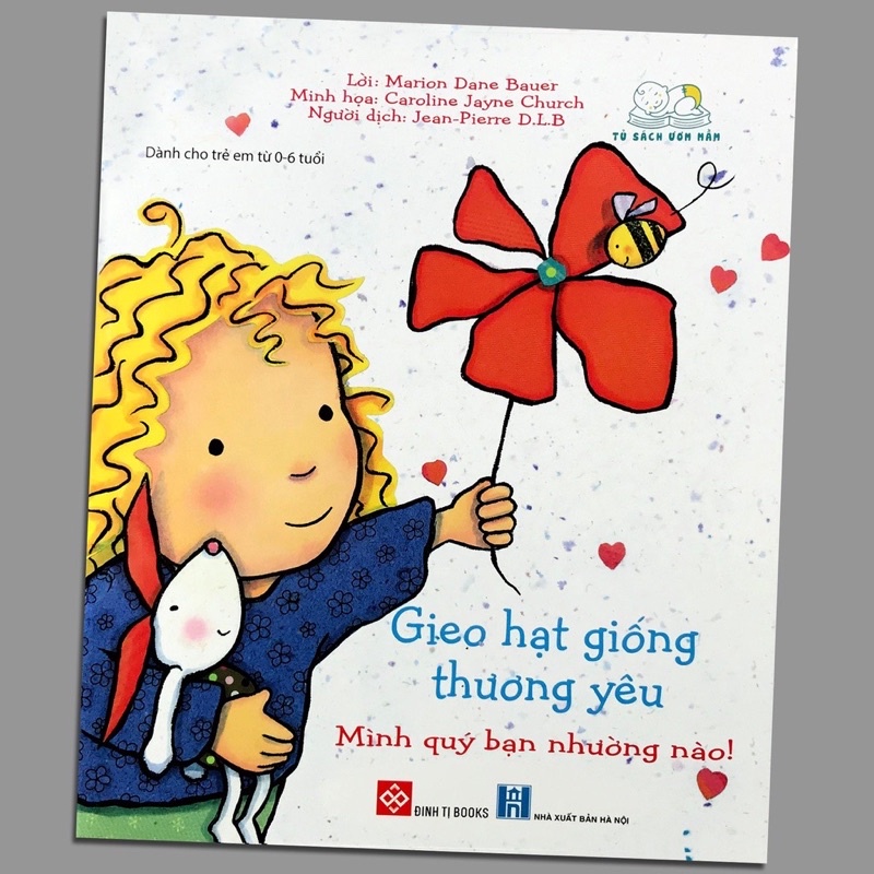 Sách - Lẻ 1 cuốn Gieo Hạt Giống Thương Yêu dành cho bé từ 0-6 tuổi