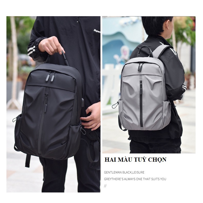 Balo nam  chống nước tích hợp thời trang mẫu mới nhất 2022