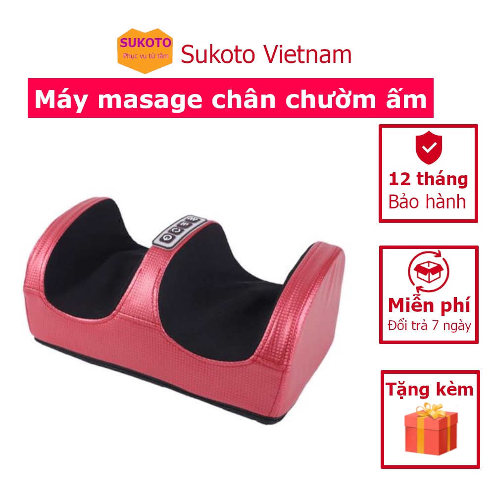 Máy massage chân chườm nóng cao cấp - Chăm sóc đôi chân gia đình - Quà tặng người thân.