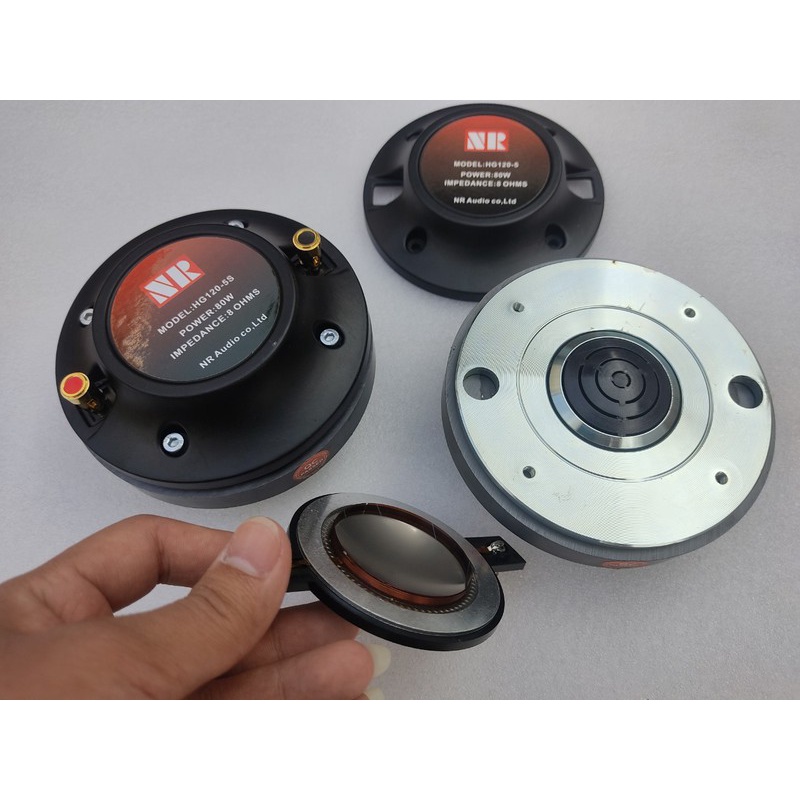 Củ Loa Treble Kèn 450 NR Ren Xoáy Nắp Nhôm - Loa Trép Rời - Giá 1 Đôi