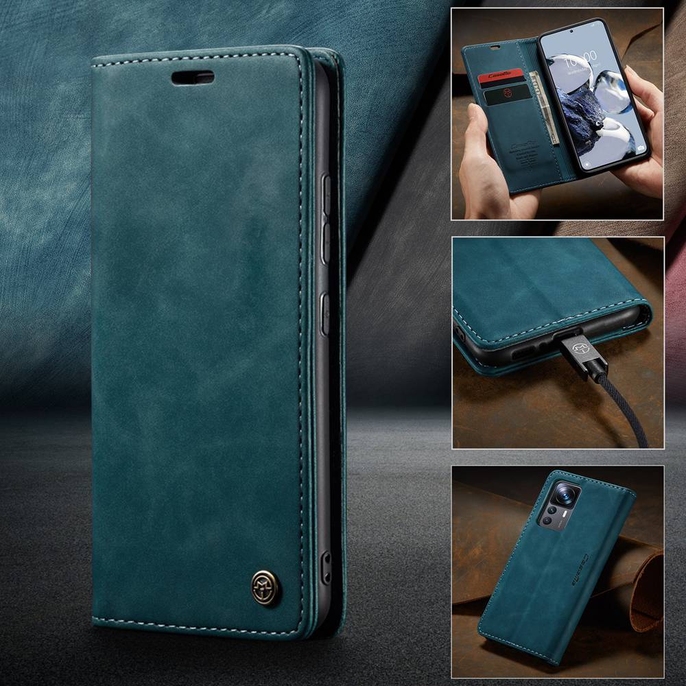Ốp Điện Thoại Silicone Da PU Caseme Chính Hãng Kiểu Ví Lật Có Ngăn Đựng Thẻ Cho Redmi K50 Ultra 5G