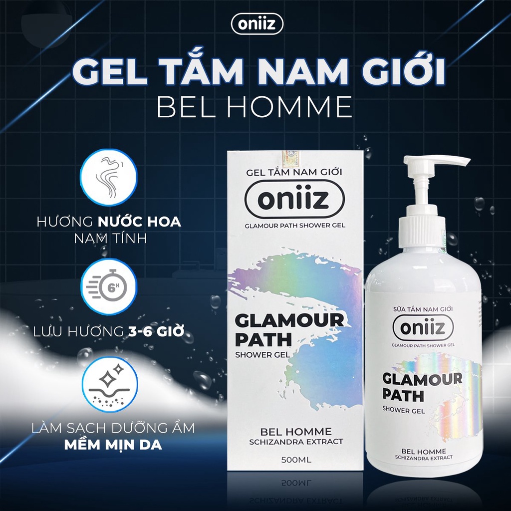 Sữa tắm hương nước hoa Oniiz - Bel Homme hương thơm hiện đại nam tính, lưu hương lâu