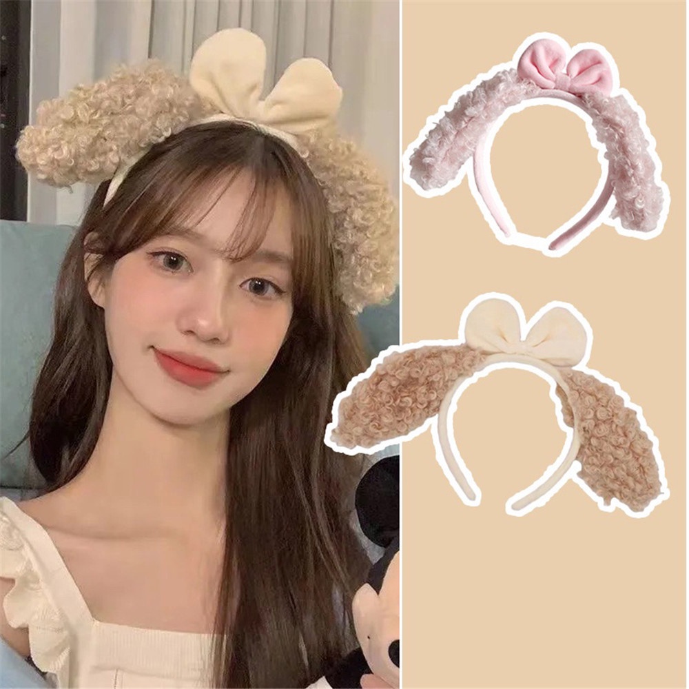 Băng Đô Tai Thỏ Hoạt Hình Xinh Xắn Cho Nữ