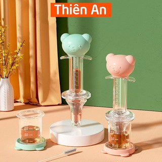 Dụng cụ cho bé uống thuốc và sữa đầu silicon mềm
