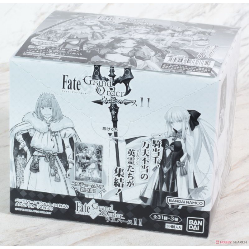 Thẻ sưu tầm nhân phẩm bánh xốp wafer Fate Grand Order series 11