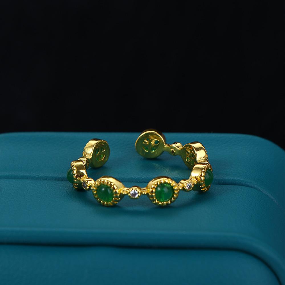 BACK2LIFE Nhẫn Nữ Mạ Bạc Phong Cách Vintage Thanh Lịch Thời Trang