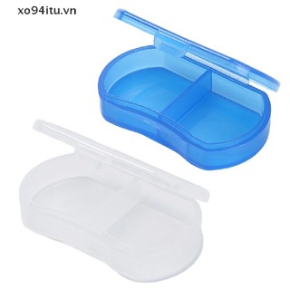 Hộp đựng thuốc mini 2 ngăn tiện dụng