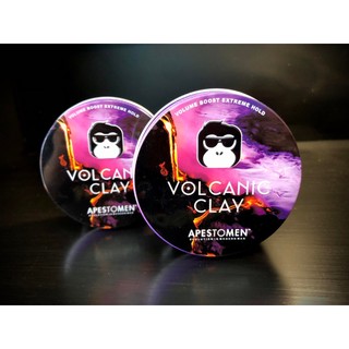 Sáp Vuốt Tóc Apestomen Volcanic Clay 80g  (  năp nhôm).(tặng kèm lược tạo kiểu)