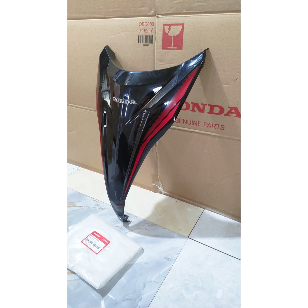Bộ mặt nạ trước HONDA AIR BLADE 125 đen nhám năm 2014 màu Đen bóng. 64300K27630ZA