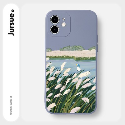 Ốp lưng JURSUE mềm hình dễ thương đẹp độc lạ Cho iPhone 17 16 15 14 13 12 11 Pro Max SE 2020 X XR XS ip 8 7 Plus Y2588