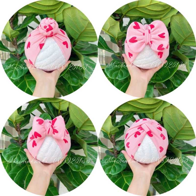 MŨ TURBAN CHO BÉ 👉RẺ ĐẸP👈 CHẤT COTTON MỀM MỊN - KIỂU DÁNG DỄ THƯƠNG CHO BÉ YÊU
