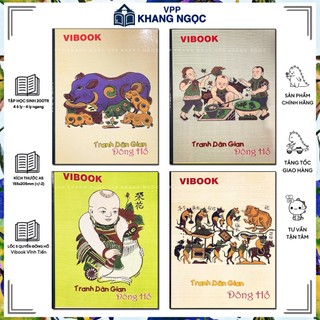 Lốc 5 quyển tập học sinh 200 trang vibook đông hồ - vở a5