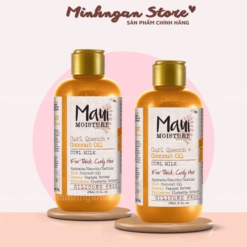 Sữa dưỡng Maui Moisture 236ml sữa dưỡng giữ nếp tóc uốn