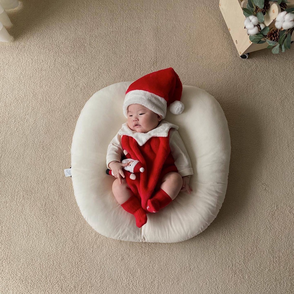 Áo Liền Quần Mùa Thu Đông Dễ Thương Cho Bé Sơ Sinh 0-24 Tháng Tuổi