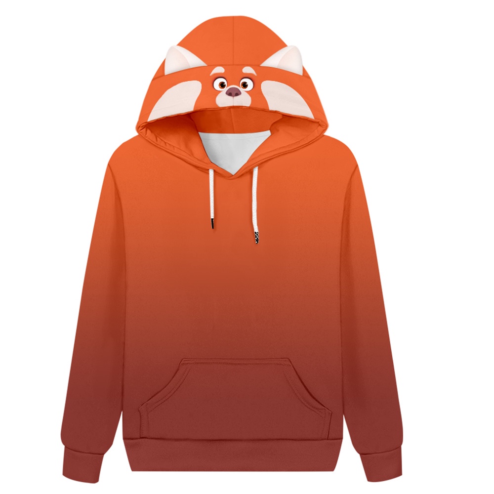 Weisope Áo Hoodie Chui Đầu Hóa Trang Gấu Trúc Đỏ Mei Halloween Cho Người Lớn