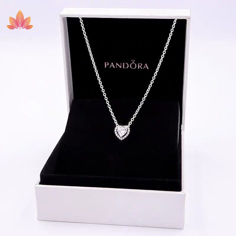 Vòng cổ Bạc Mặt Trái Tim Đính Đá Zircon Thời Trang JP5