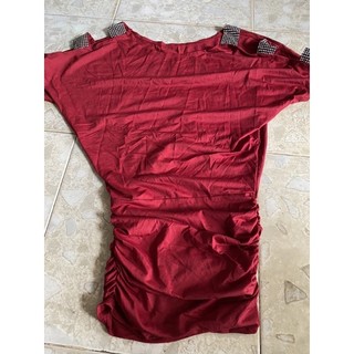 đầm đỏ bo  chun >65kg