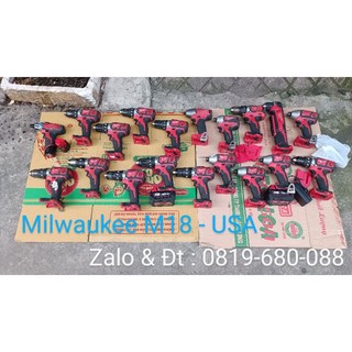 Máy khoan Milwaukee m18 hàng bãi USA xịn chất giá rẻ
