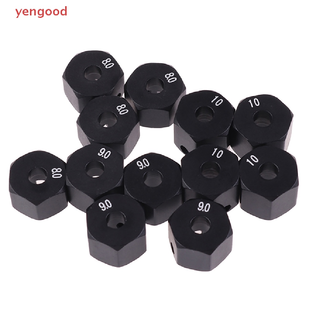 Set 4 Trục Bánh Xe 12mm Chuyên Dụng Cho Xe Hơi Điều Khiển Từ Xa HSP 1 / 10 8 9 10mm