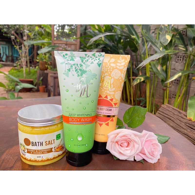 BỘ DƯỠNG DA TOÀN THÂN HM COSMETICS